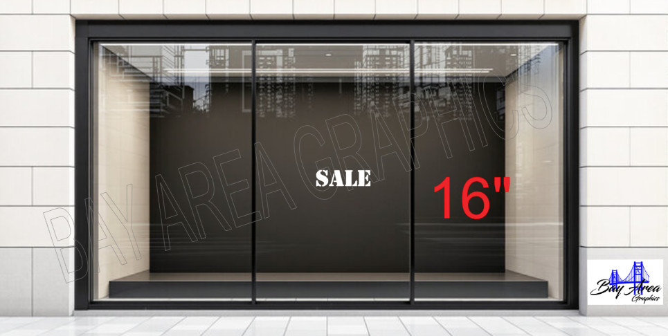 SALE Sign Store Window Decal ORACAL 651 Outdoor Vinyl Waterproof Sticker