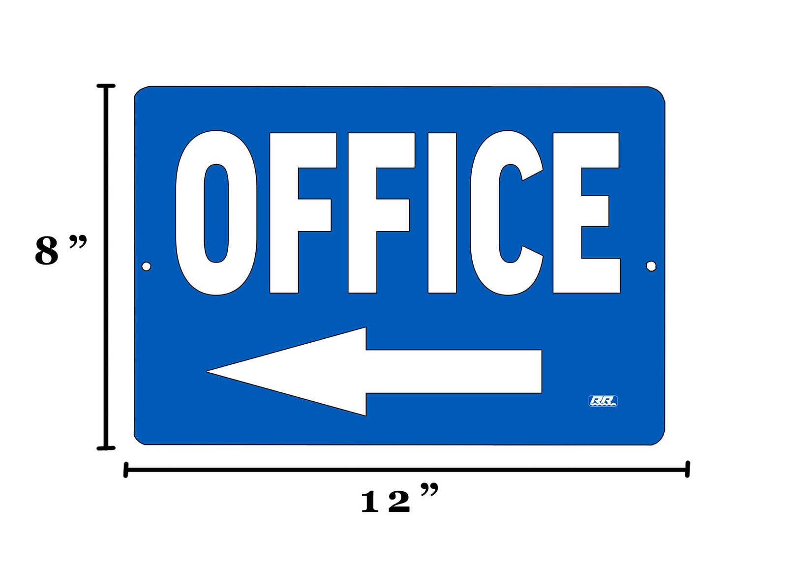 Rogue River Tactical Office Left Arrow Metal Tin Sign Business Retail Store H…