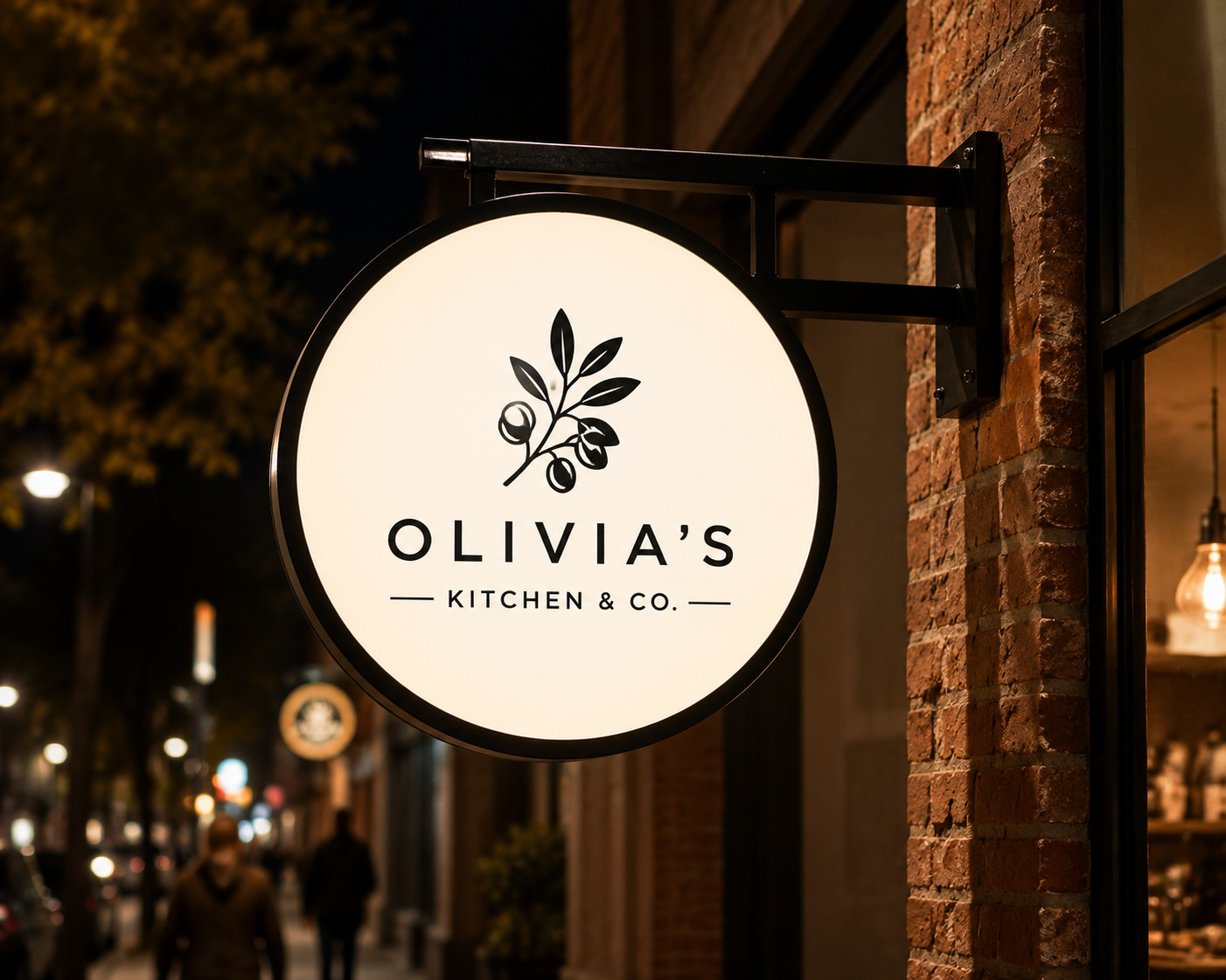 Custom LED Light Box Sign Double-Sided Illuminated Outdoor Business Sign