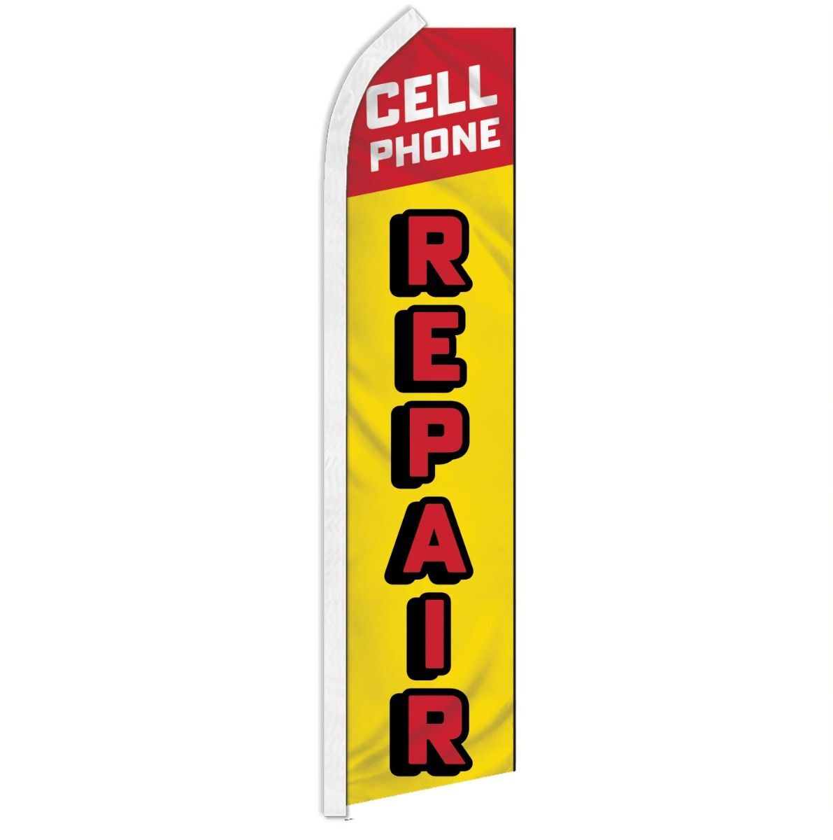 CELL PHONE REPAIR LETTERS advertising super flag polyester *POLE NOT INCLUDED*