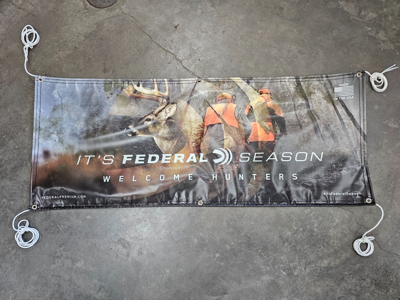 Federal Premium | It&rsquo;s Federal Season – Welcome Hunters | 2&prime; by 5&prime; Vinyl Banner