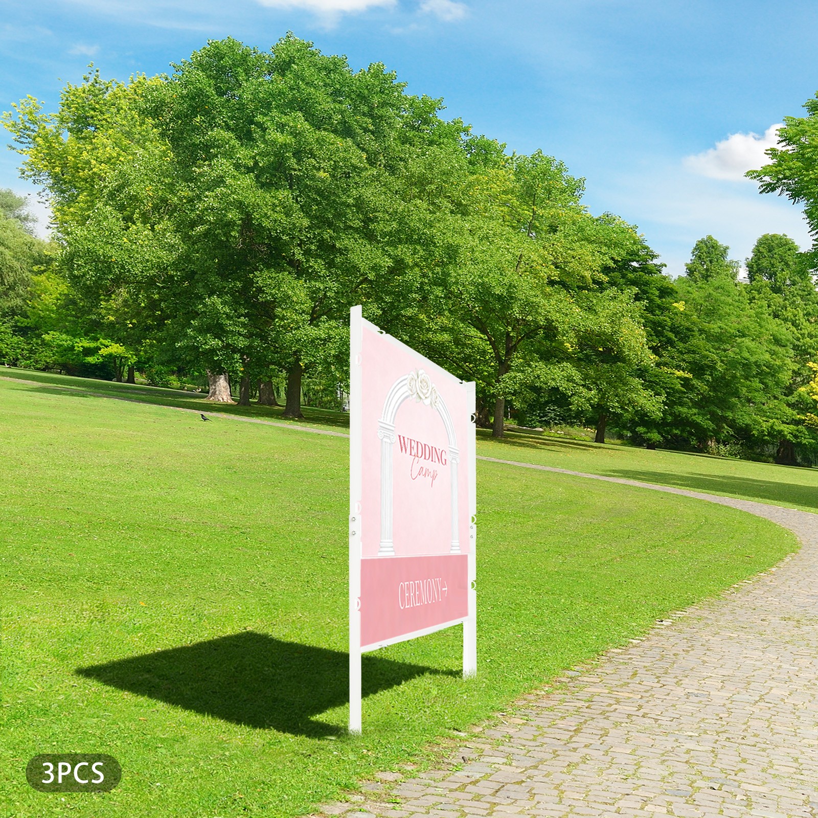 40.6*24in Yard Sign Frame Sign Holder Sign Stand for Weddings Parties Banquets
