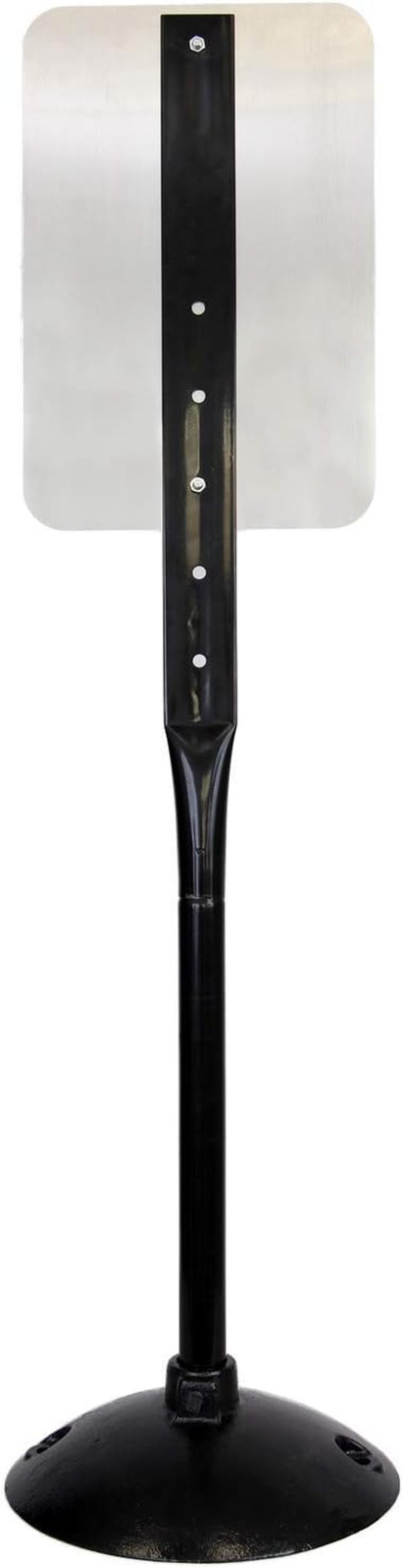 Heavy Duty Cast Iron Sign Post Kit with Base – 4&prime; Portable Sign Holder