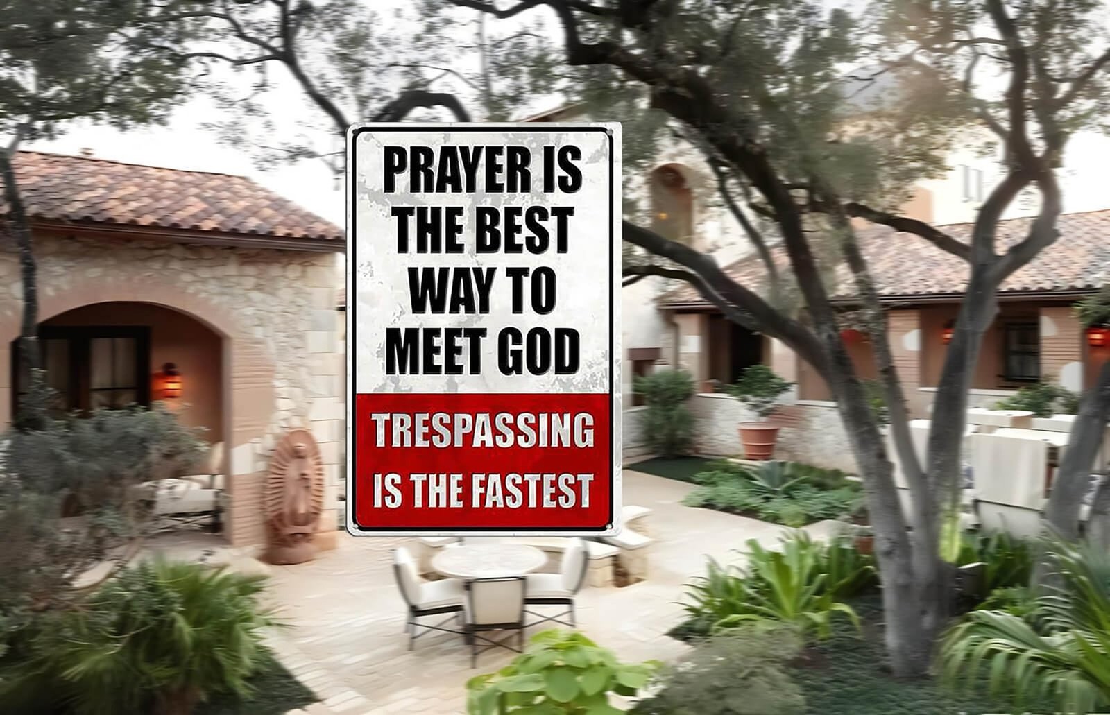 Metal No Trespassing Signs Private Property Funny, Posted Signs No Trespassin…