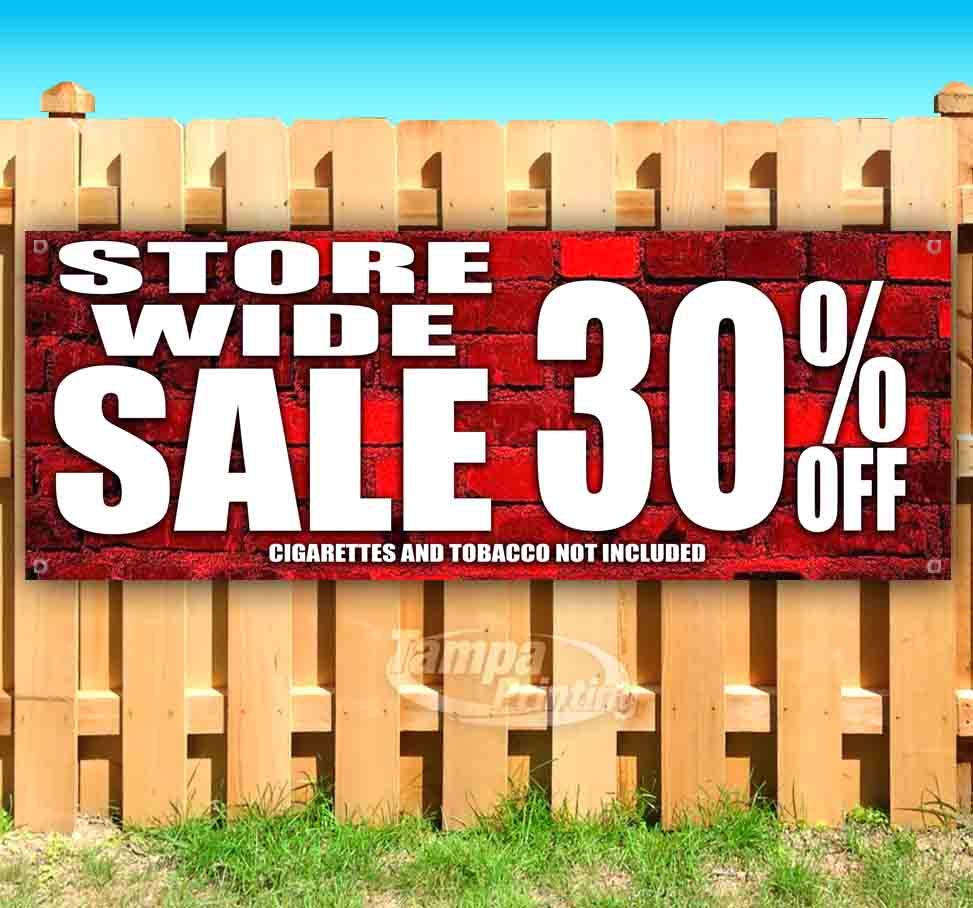 STORE WIDE 30% OFF SALE Advertising Vinyl Banner Flag Sign Many Sizes USA