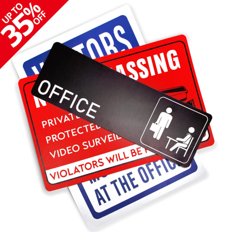 Anley Custom Plastic PVC Signs Personalized Sign