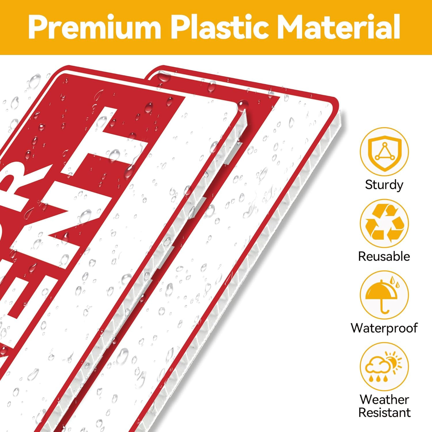 2 Pack for Rent Signs, for Rent Sign with Metal Stake, for Rent Yard Sign – 17 X