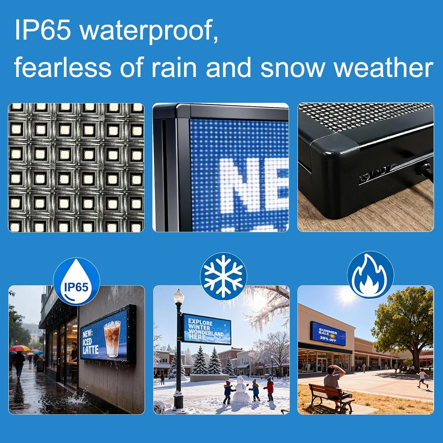 P6(40&Prime; * 17&Prime;) Digital Programmable Scrolling Led Sign Scrolling Outdoor for Busi