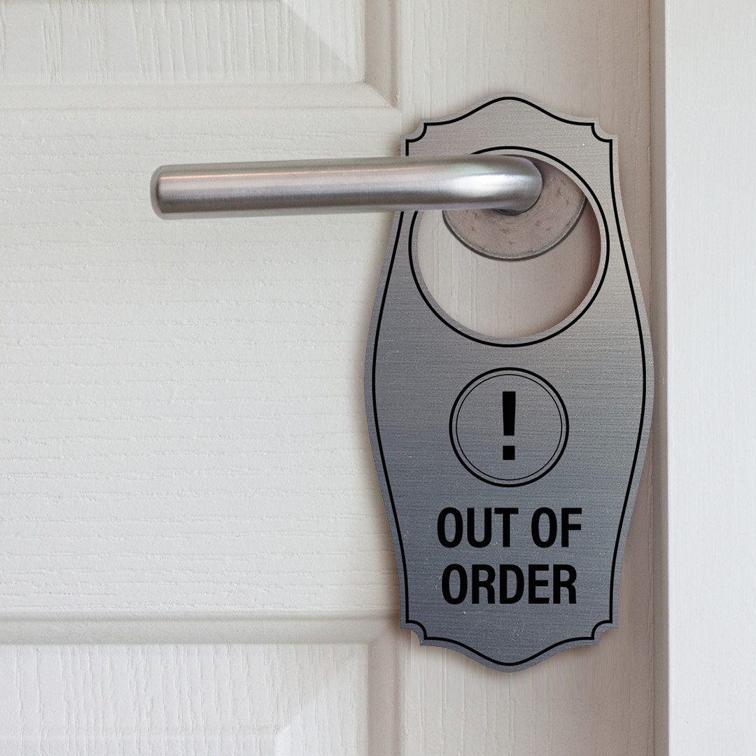 Signs ByLITA Out of Order Door Hanger