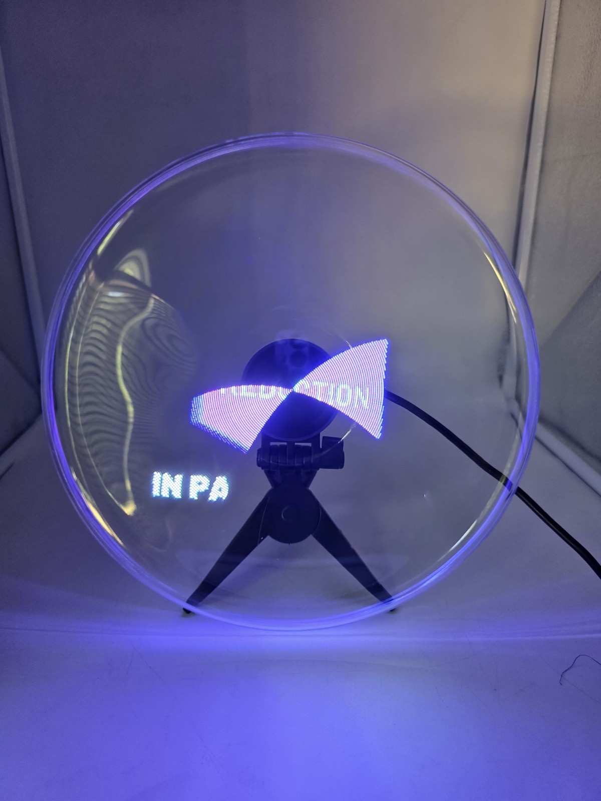 Business 3D Hologram Advertising Display Fan Holographic LED Air Fan Projector
