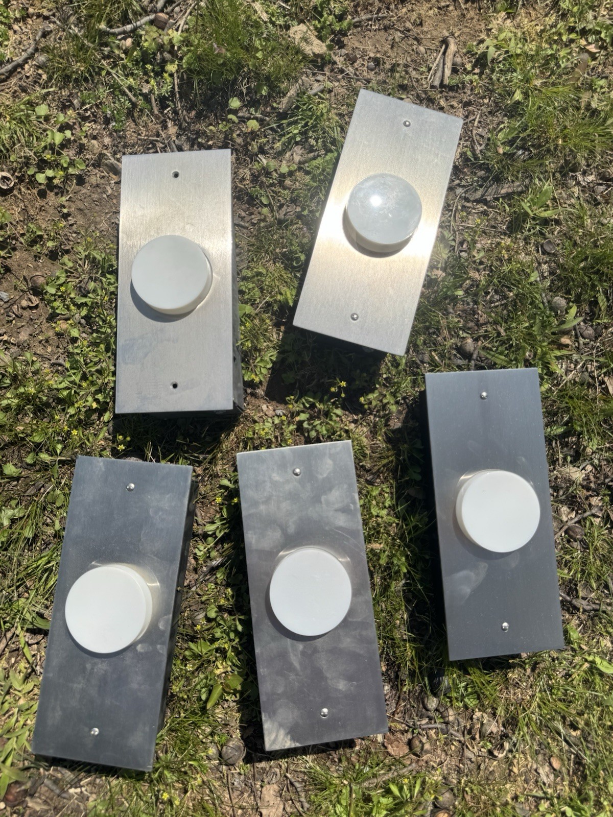 (lot of 5) Otis hall lantern indicators Single Round.