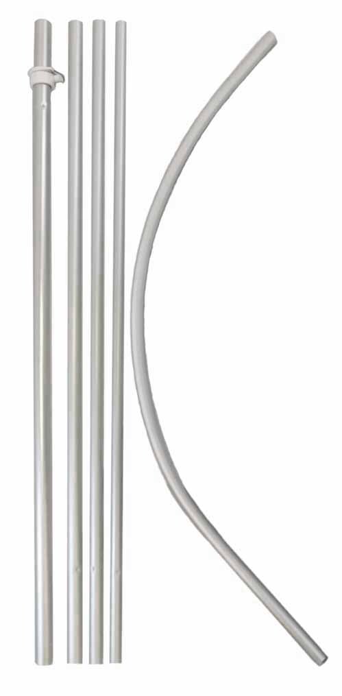 Electronics Full Curve Windless Swooper Flag Pole Kit Cell Phone Repair