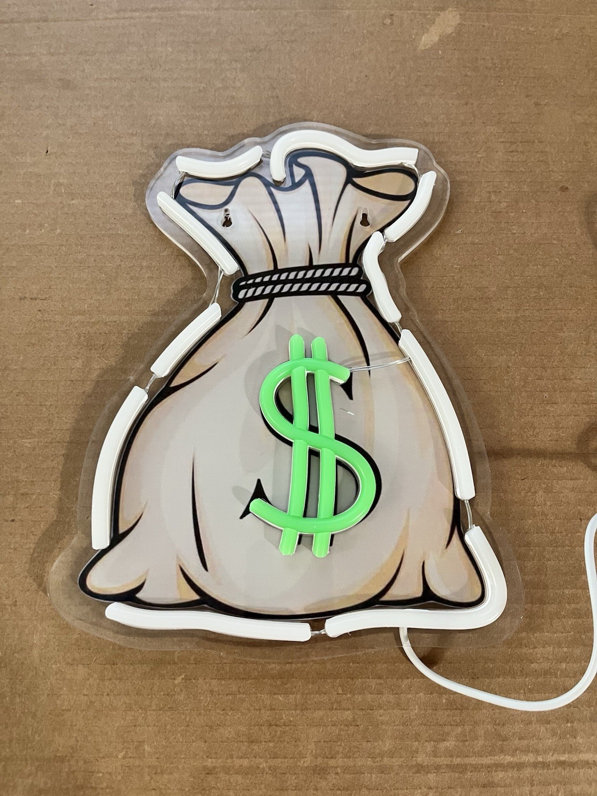 Cash LED Sign 11” X 9” With USB Power Coord