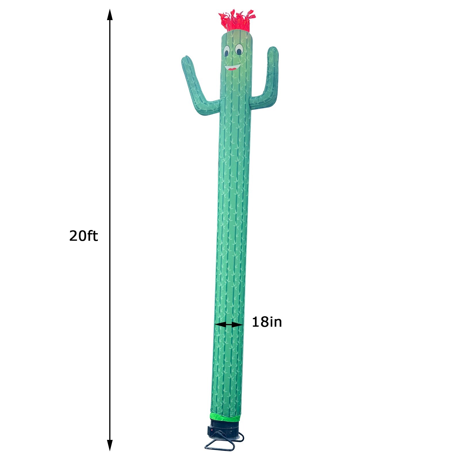 Cactus Inflatable Dancer 20Ft Air Inflatable Dancing Sky Puppet No Blower