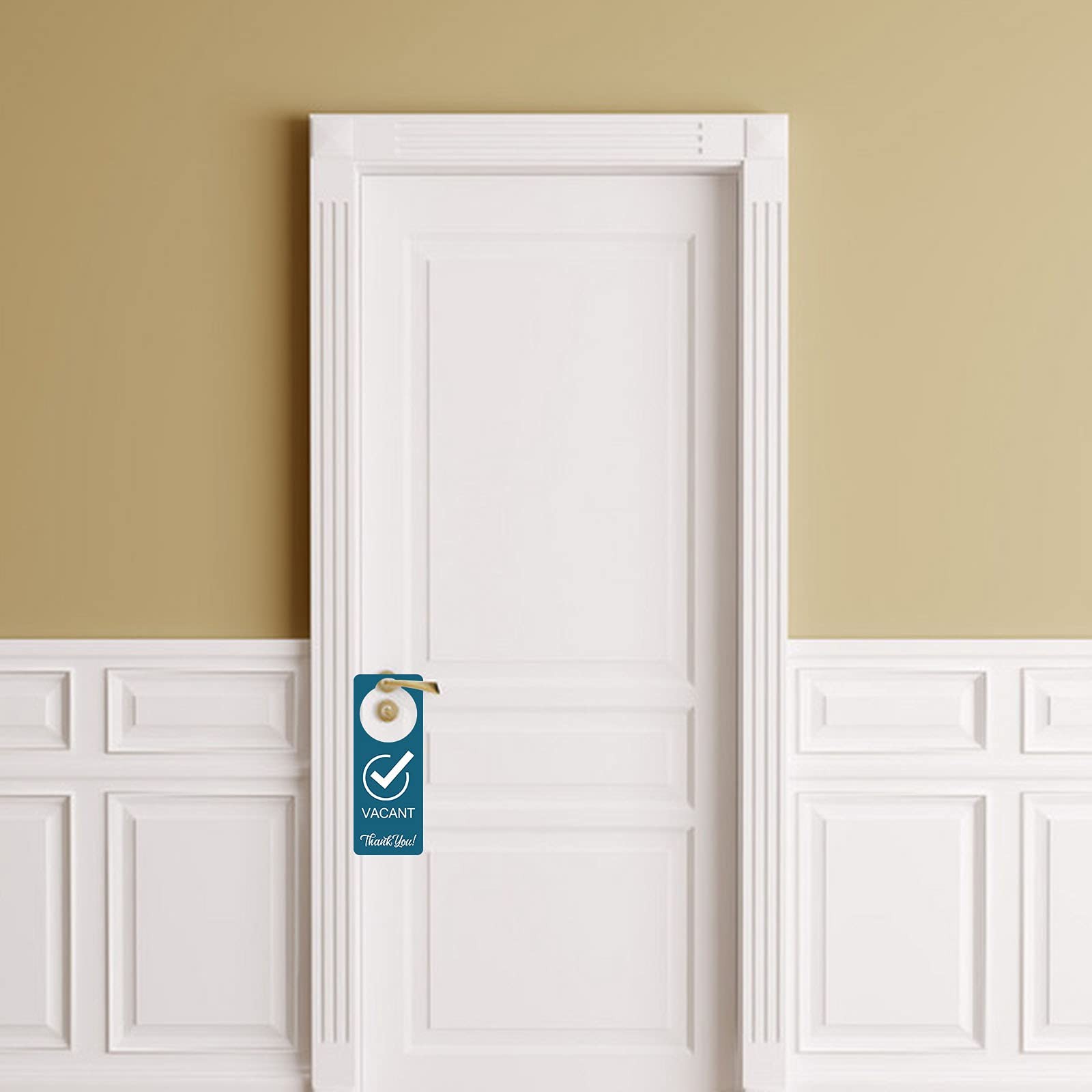 Vacant Occupied Sign, 2 Pack, Double Sided,Door Hanger Sign for Home Office R…