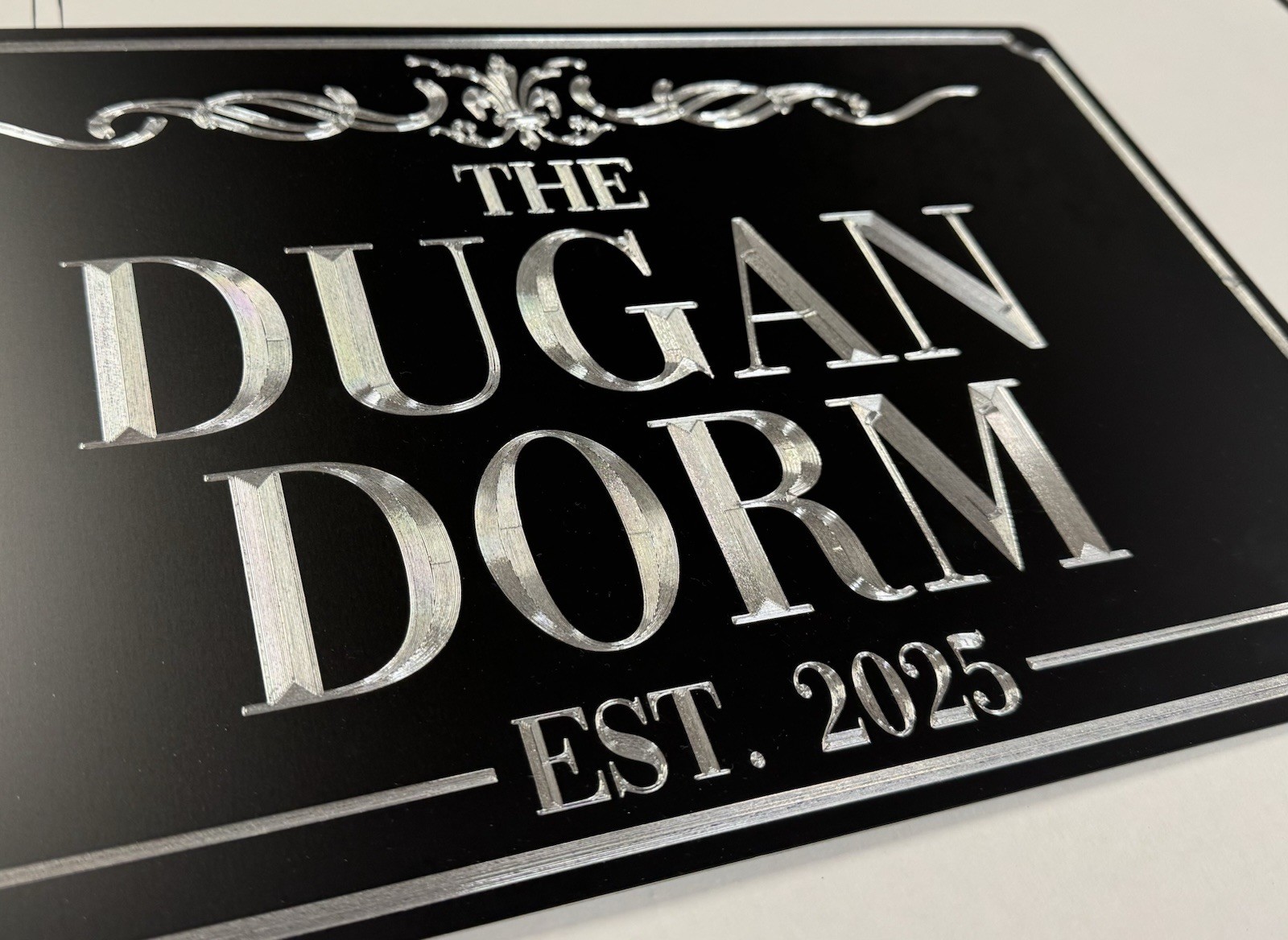 Engraved Custom Business Company Building Outdoor Weatherproof Metal Sign 15×9.5