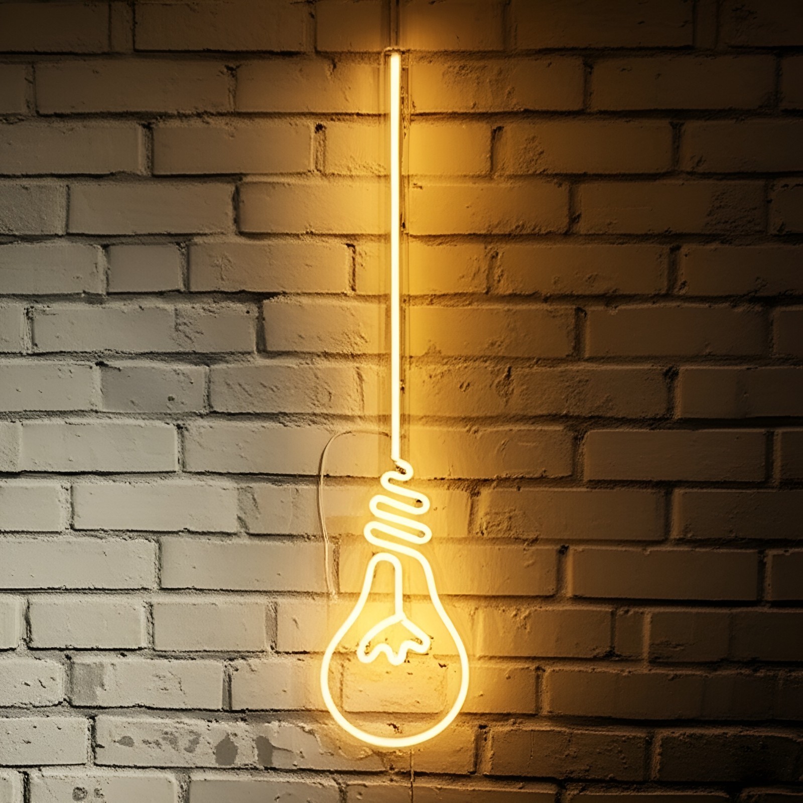 Bulb LED Neon Sign Light Decor USB Dimmable Idea Office Home Office Wall