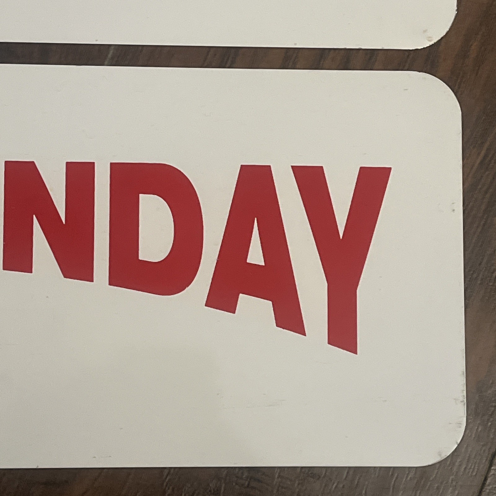 Open Saturday Sunday To 2 Metal Signs Real Estate Business 18×6 Inches Two Sided