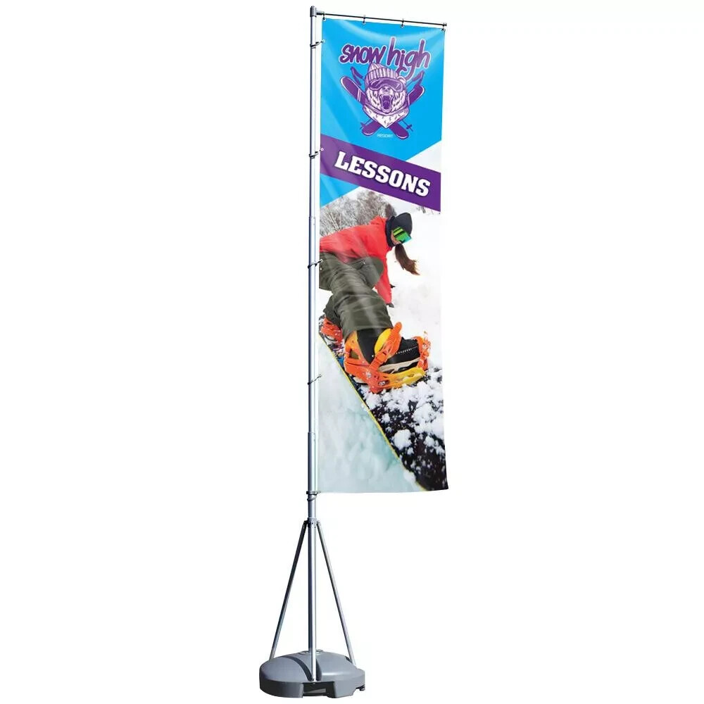 NEW 16&prime; Mondo Flag Display HARDWARE ONLY NO FLAG
