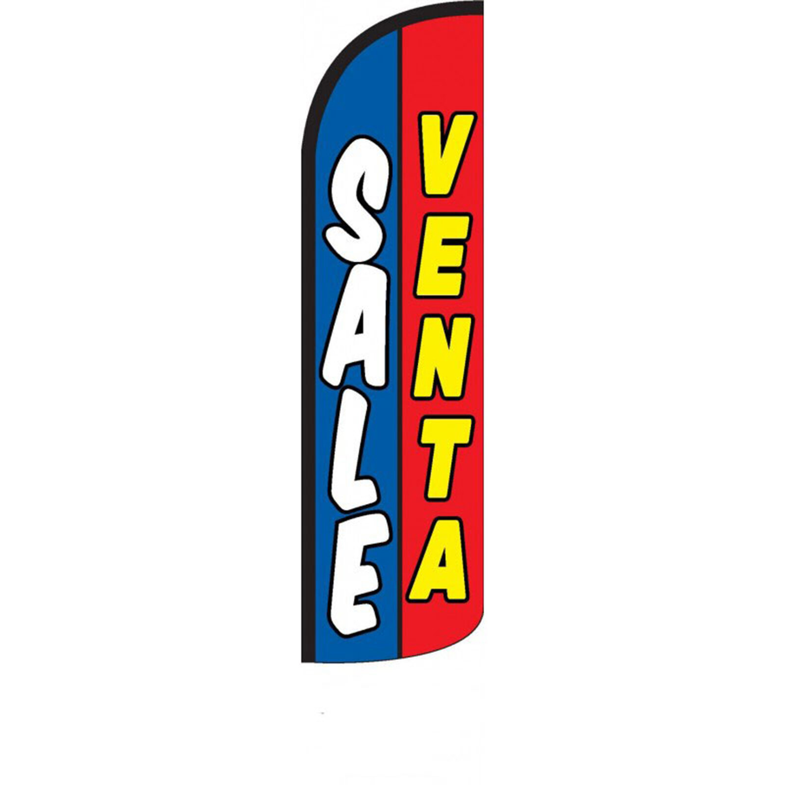 Sale Venta 2 1/2 ft X 11 1/2 ft Windless Swooper Flag (Hardware Not Included)