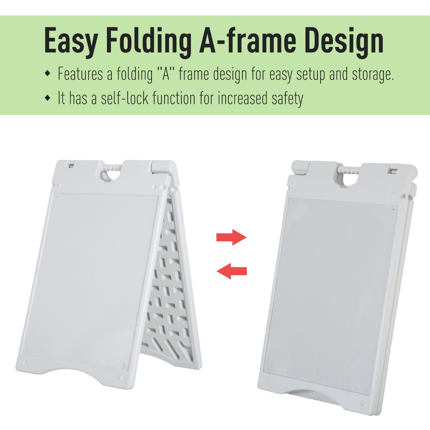 Frame Sandwich Board Signs Outdoor Sidewalk Sign