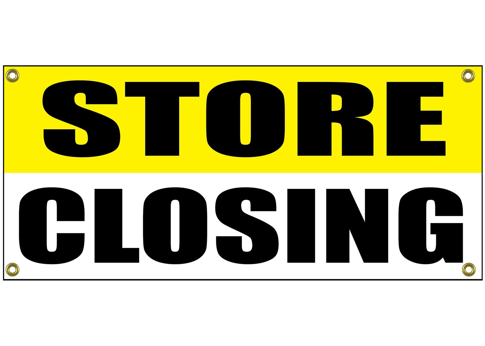 Rogue River Tactical Store Closing Banner Retail Shop Business Sign 36&Prime; By 15…