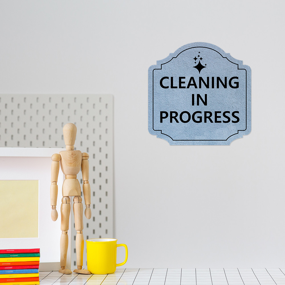 Heritage Plus Cleaning in Progress Wall or Door Sign | Business Signage
