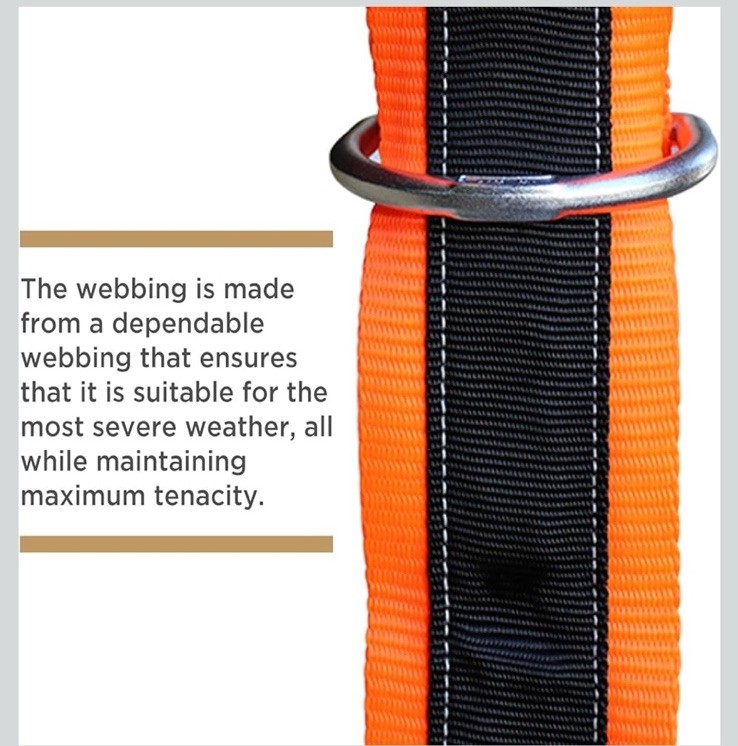 (2) 3’Feet Cross Arm Strap Premium Heavy Duty Pass Through Double Steel Ring