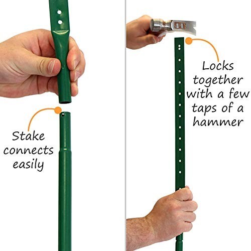 Please Deliver All Packages to Back Door Sign – 10×12 Aluminum Lawn Stake