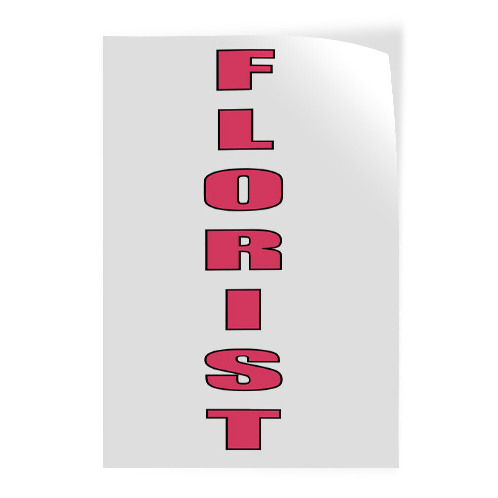 Door Decals Vertical Vinyl Stickers Multiple Sizes Industrial Vinyl Business