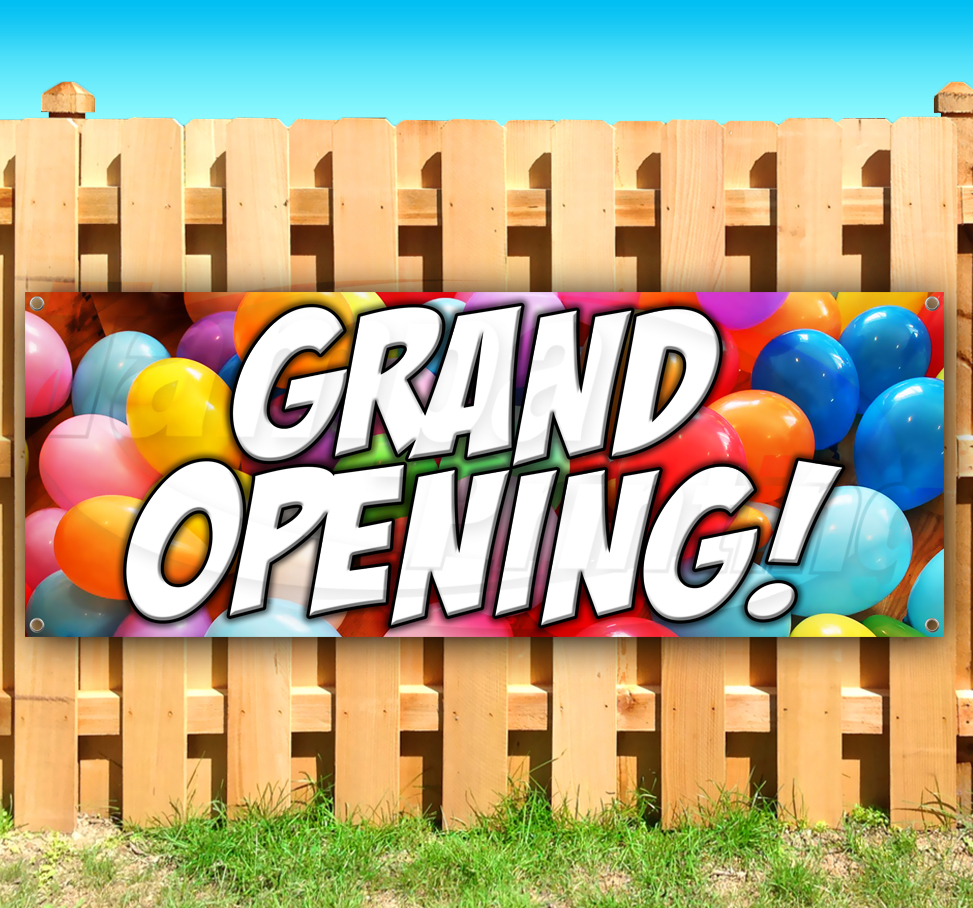 GRAND OPENING Advertising Vinyl Banner Sign LARGE SIZES! BUSINESS SIGNS USA