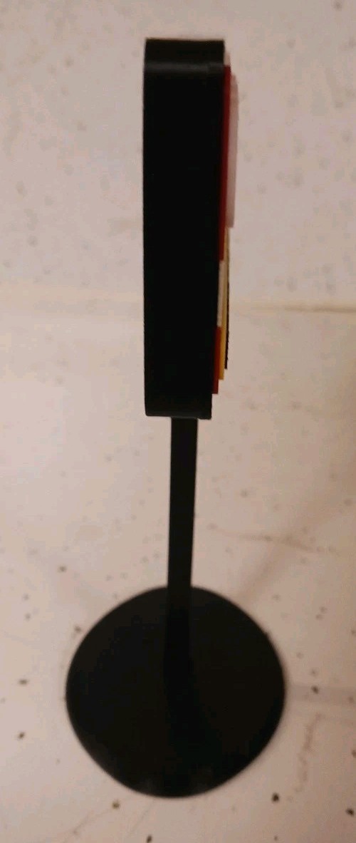 Checkers Burgers FAST FOOD Restaurant Sign 3d Printed Miniature 6&Prime;