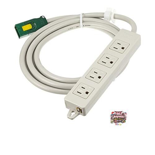 NEW Panasonic High Grade Power Strip with Cabtyre Cable Grounded 2P 15A 125V 4