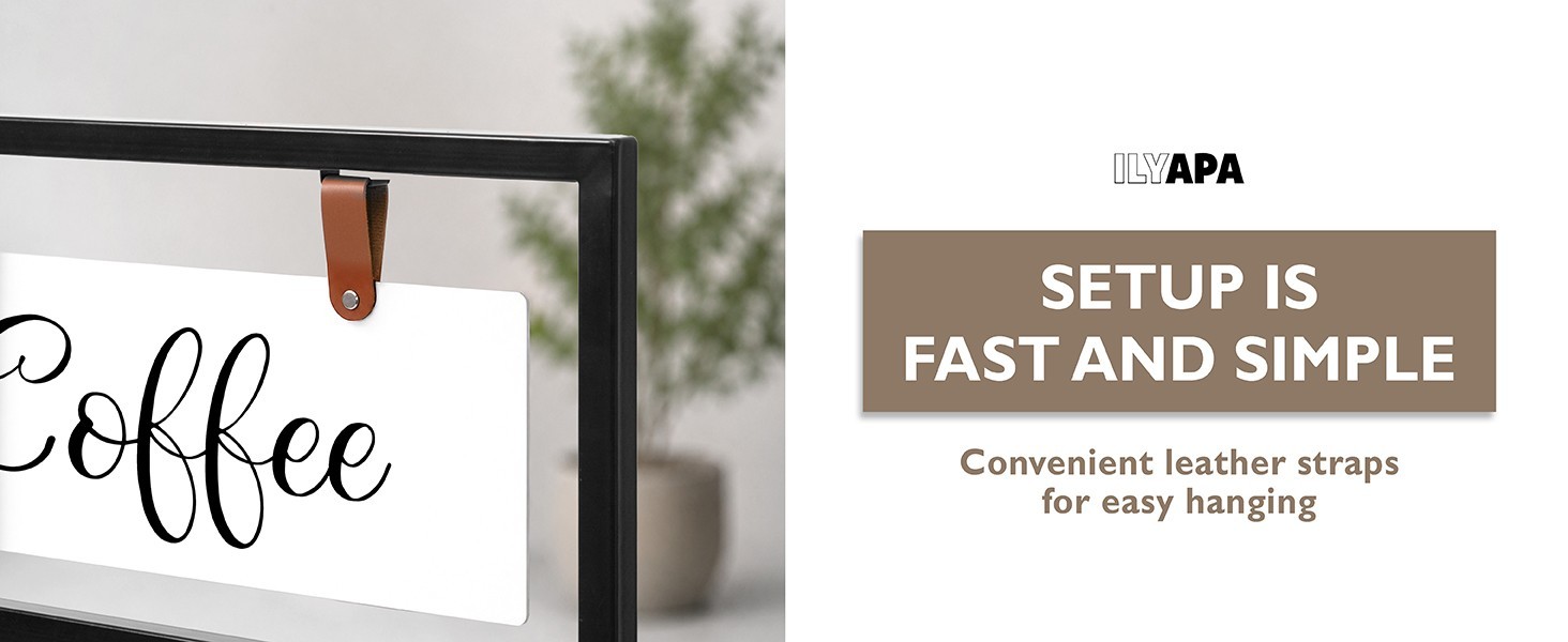 Ilyapa Double-Sided Metal Swinging Sidewalk Sign 24&Prime; x 42&Prime; Magnetic Board