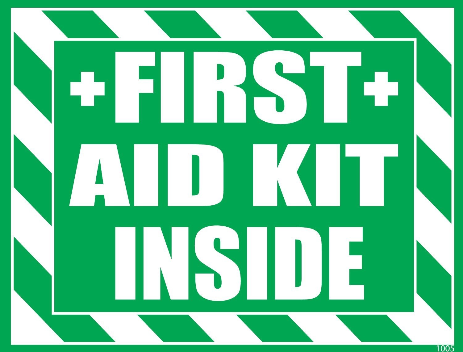 First Aid Kit Inside Sticker, Decal, Self Adhesive Vinyl Sign For Trucks or E…