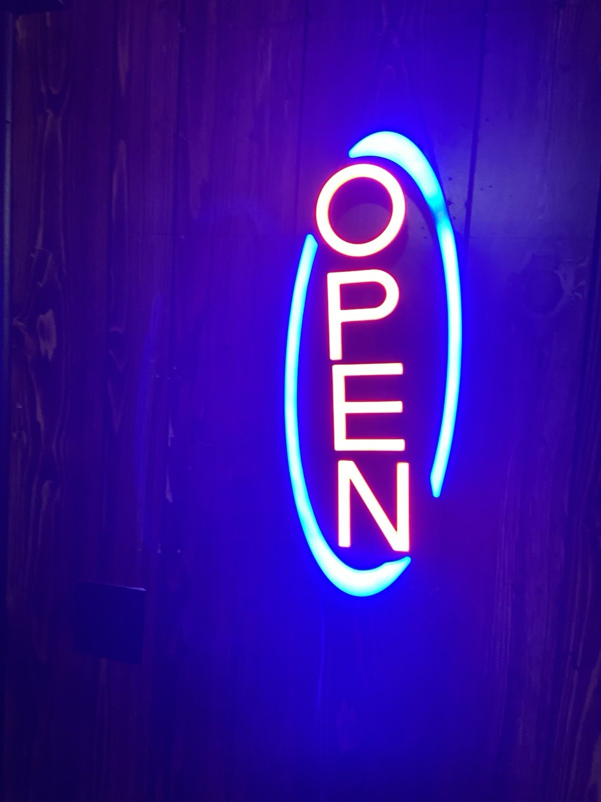 Open Sign For Business Mystiglo Horizontal Or Vertical Solid And Flashing