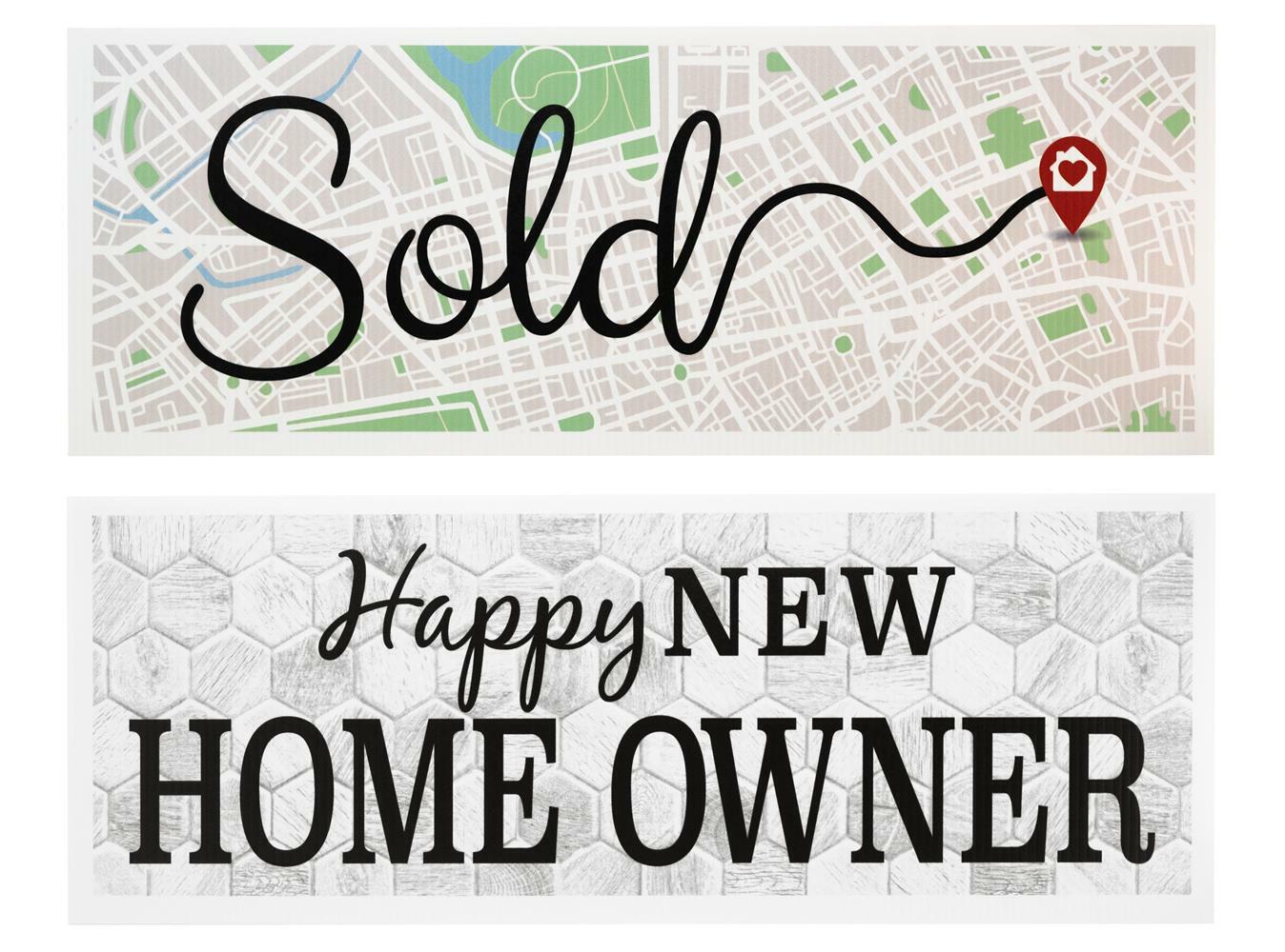 Real Estate Social Media Testimonial Photo Prop Signs – Great for Social Media