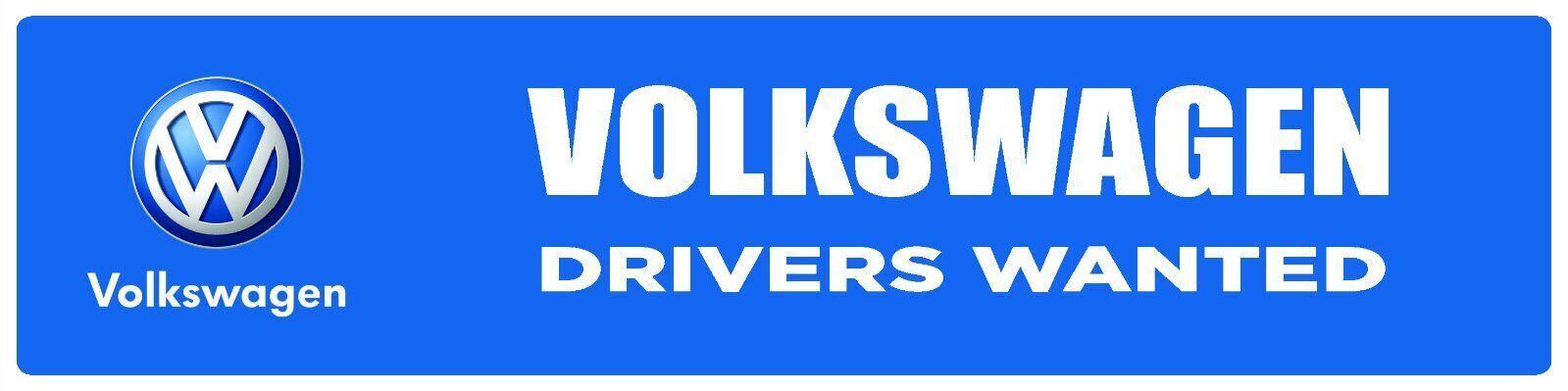 Volkswagen | Branded Premium Decorative Display Sign | 6&Prime;h x 24&Prime;w