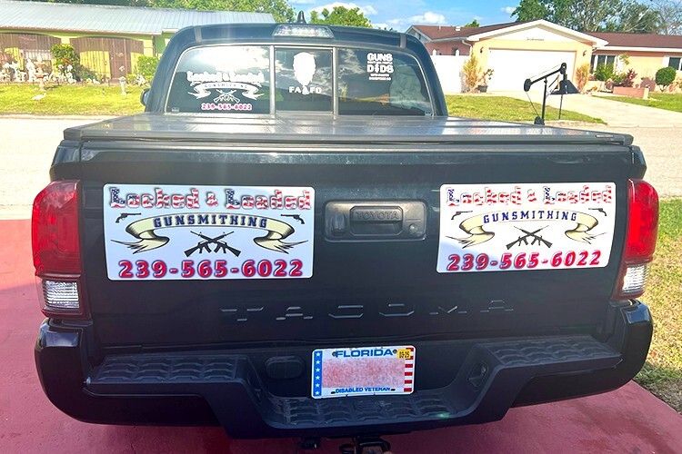 1 PAIR (2) MAGNETIC SIGNS for CAR / TRUCK / VAN / TRAILERS – 18&Prime; x 12&Prime;