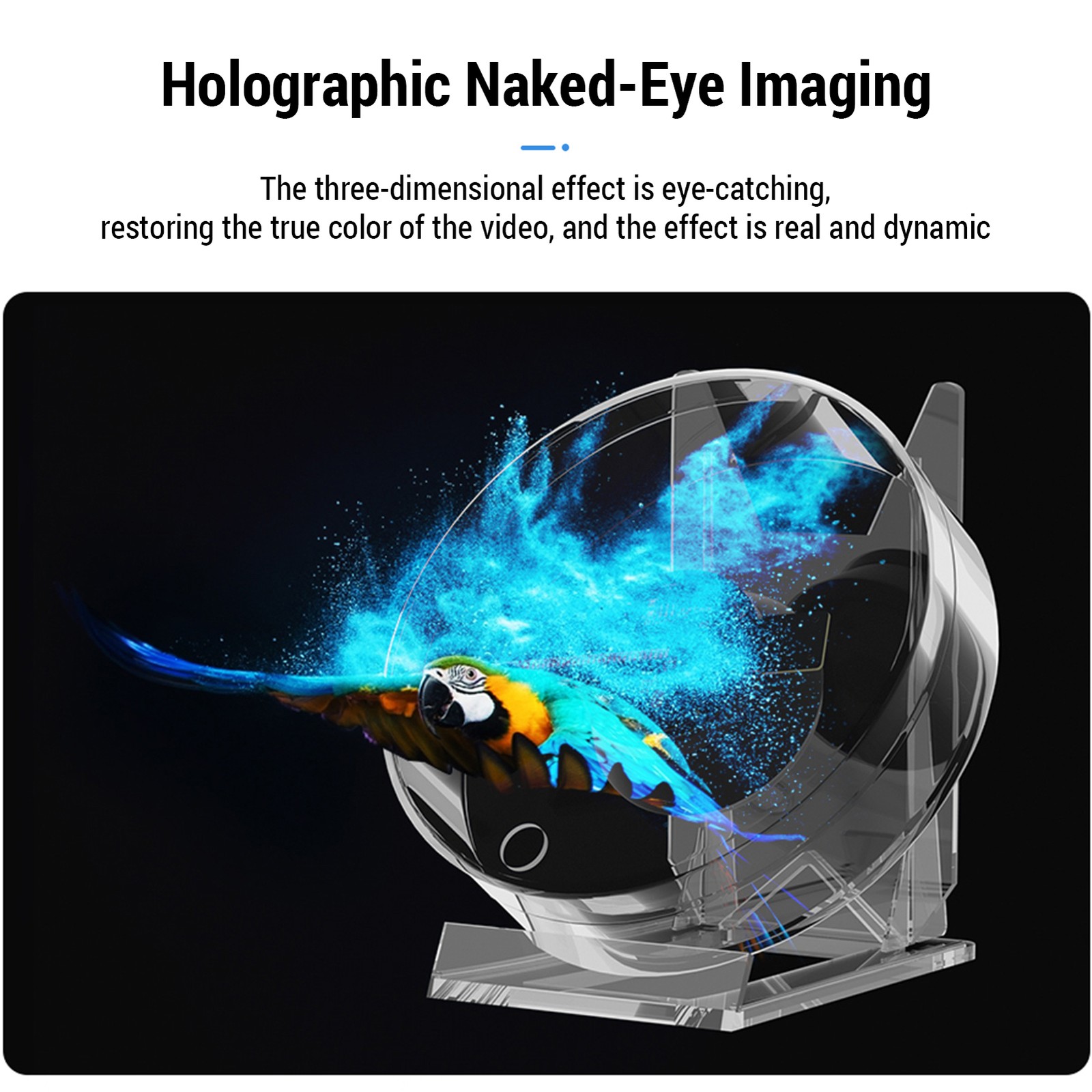 3D Hologram Fan 11cm LED Holographic Projector Advertising Machine PGCF