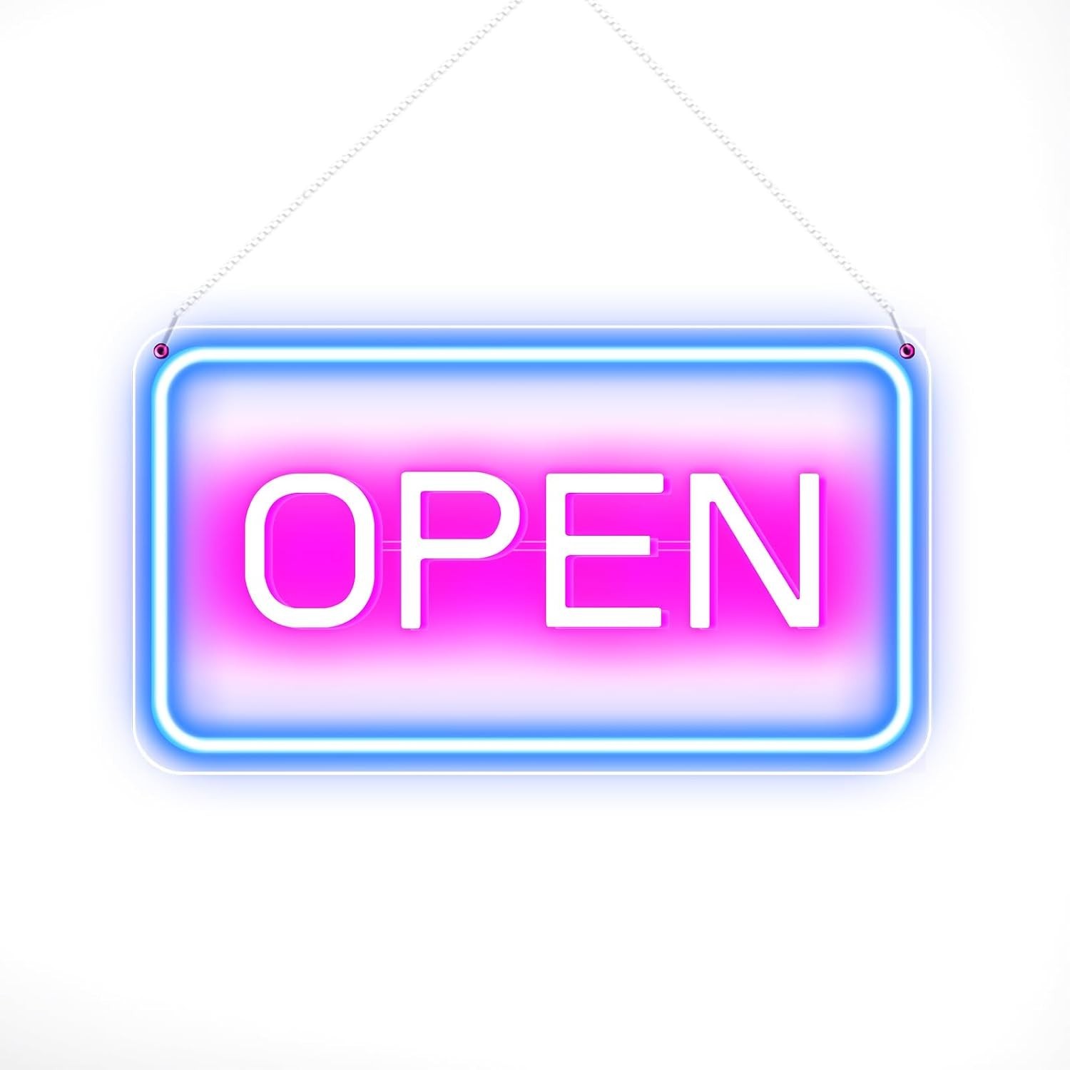 Eye-Catching Neon Open Sign for Business, 16×9 Inch