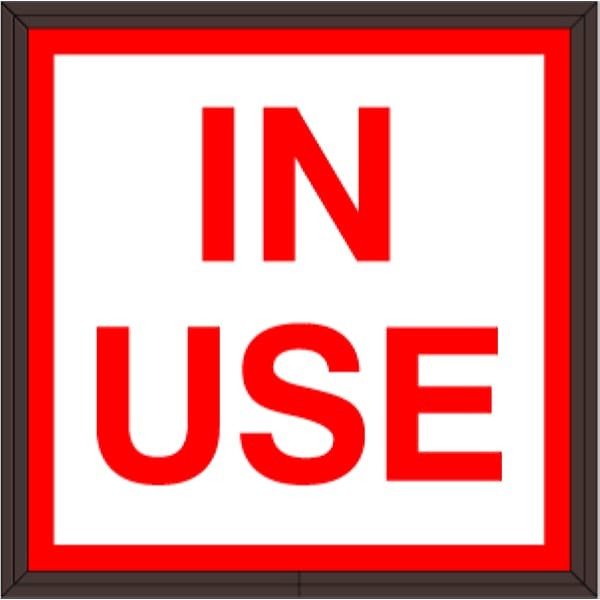 Signal-Tech 38865 SBLF77W-195R/120-277VAC IN USE Indoor LED Backlit Sign