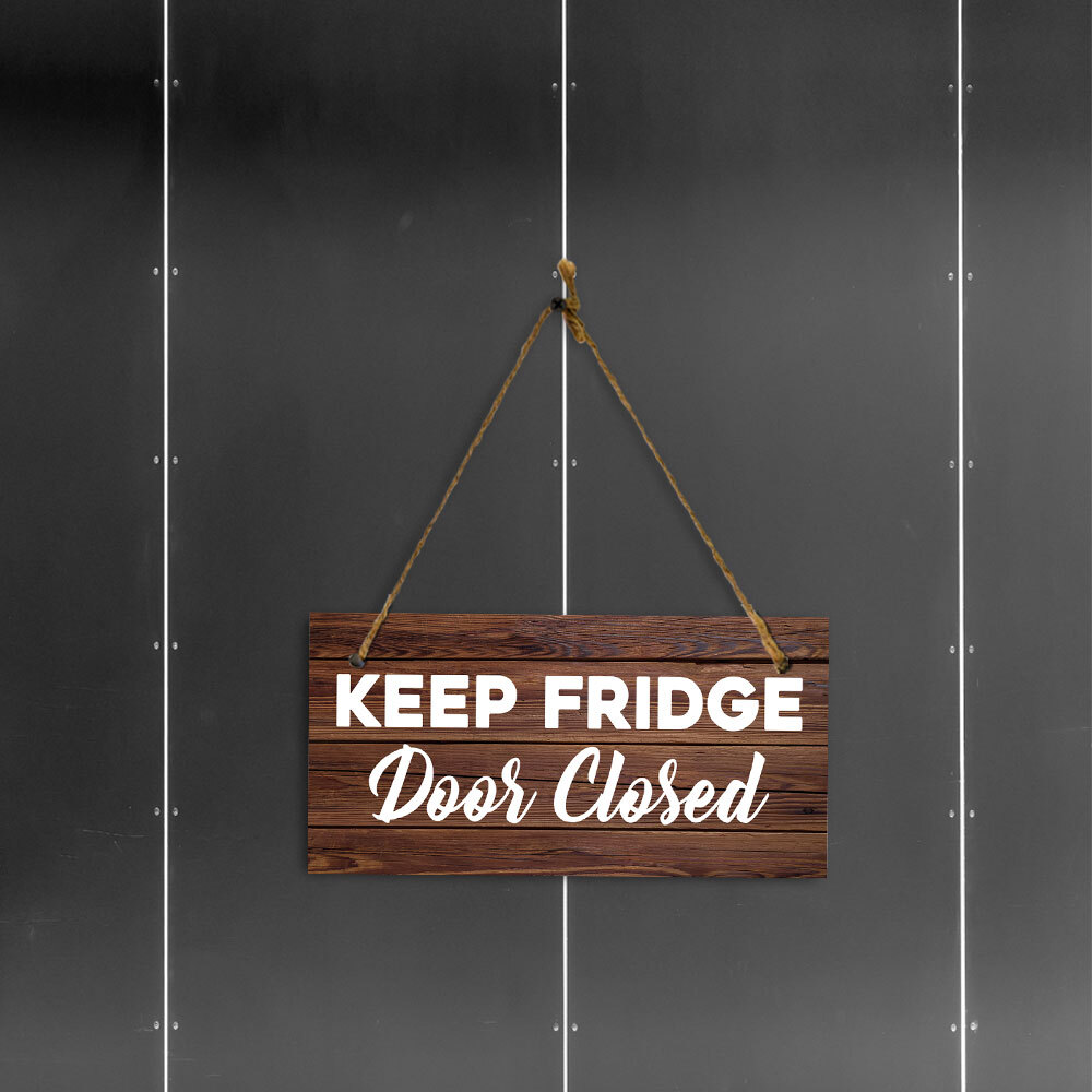 Keep Fridge Door Closed 5×10 Hanging Plus Sign | Home & Office Decor