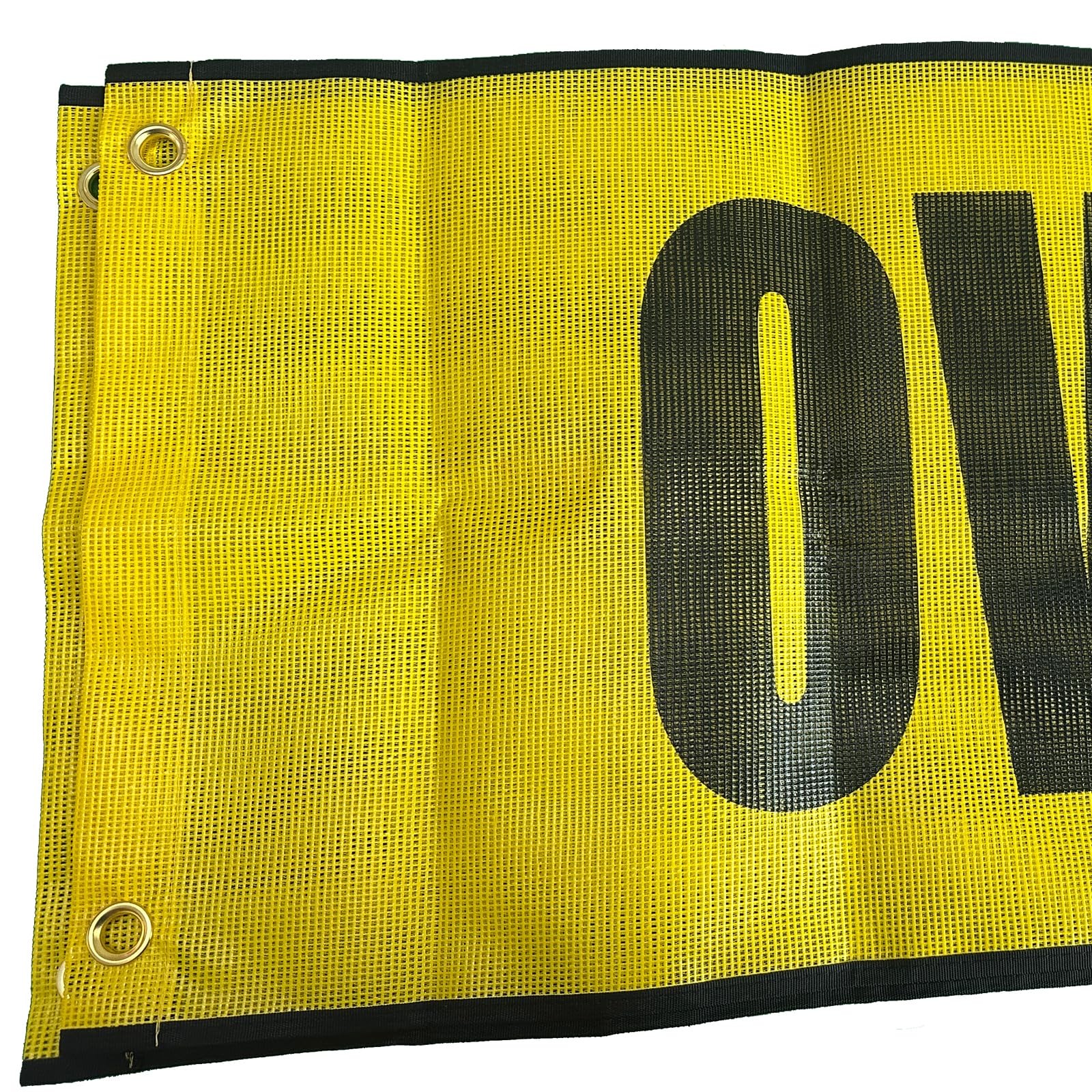 Oversize Load Banner Mesh 12×60 Inch 2 Pack Heavy Duty Escort Pilot Car Signs