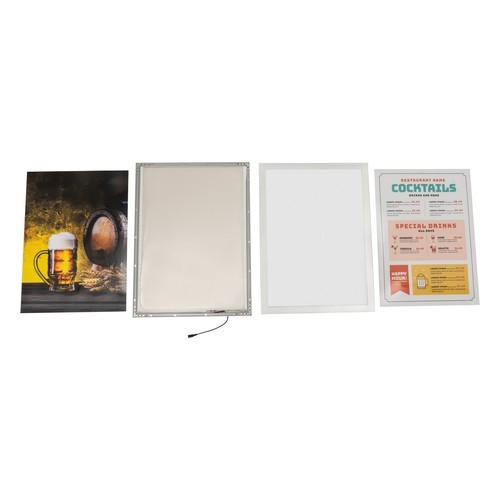 A2 LED Movie Poster Frame Lightbox Menu Board Frame Advertising Display Frame