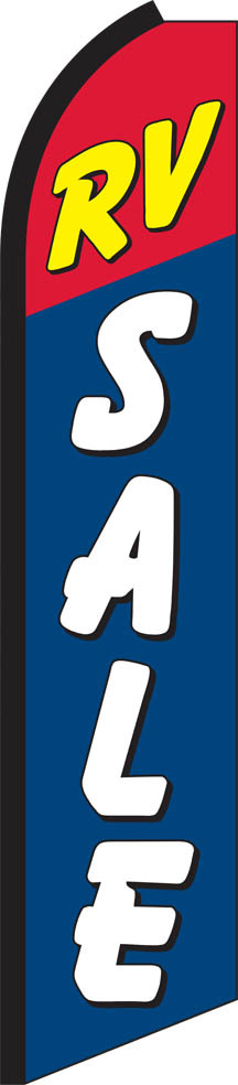 RV Sale Swooper Flag Feather Super Bow Banner