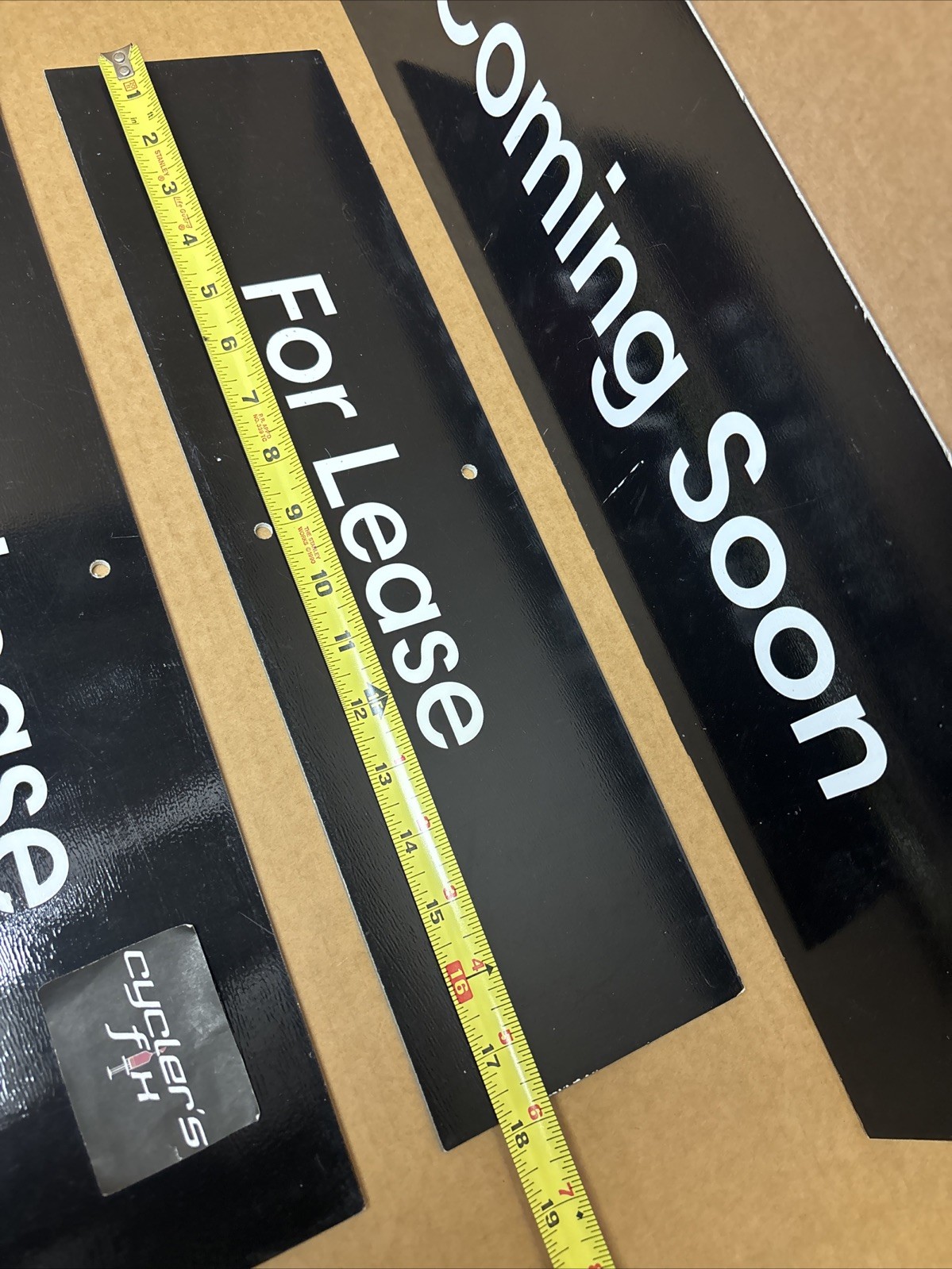 Lot (3) Mix “Coming Soon” & “For Lease” Real Estate Property Banner Signs Agent