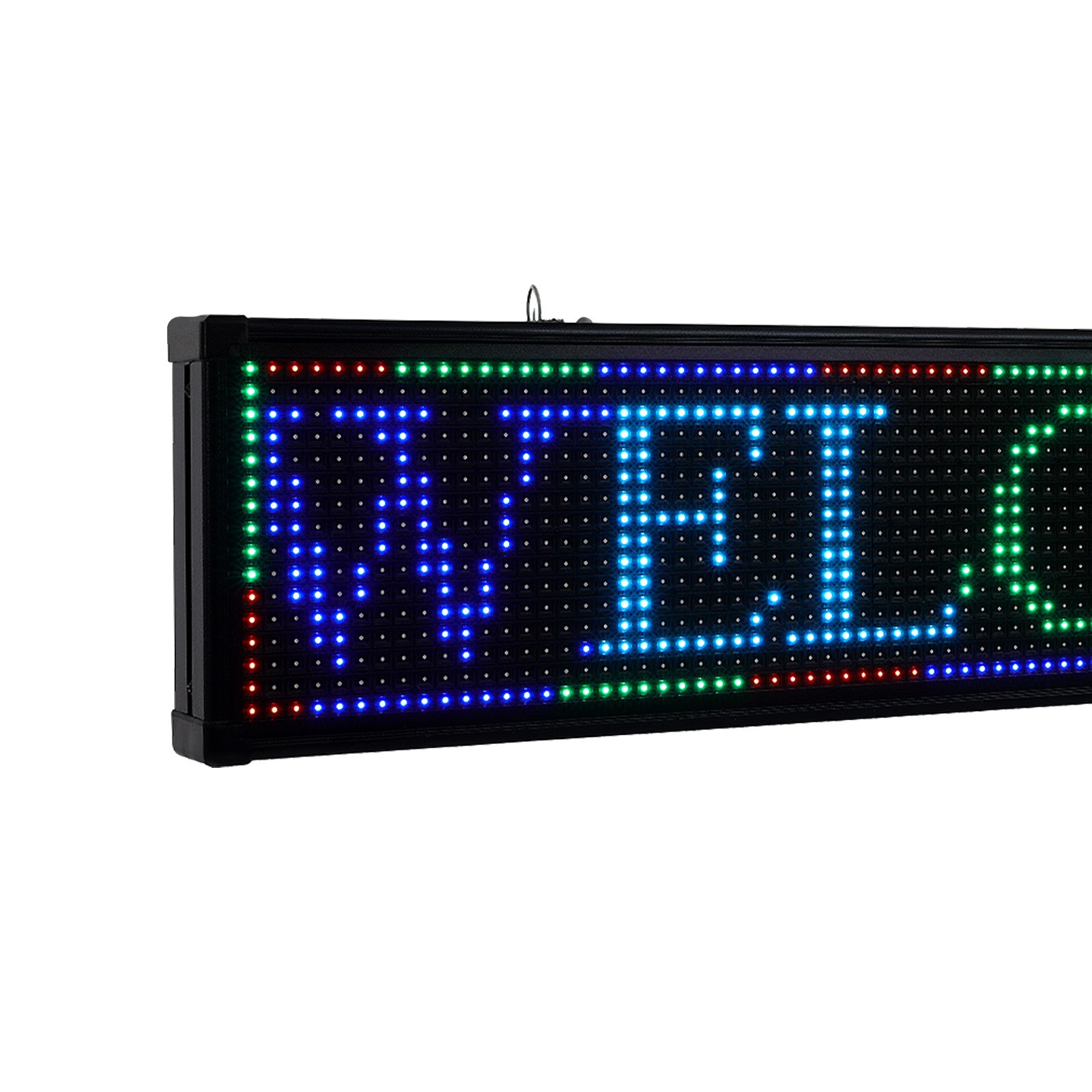 40*8 inch 7 Color LED Sign Scroll Message Board Programmable Scrolling WIFI USB