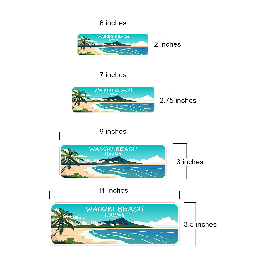 Standard Plus Waikiki Beach, Hawaii Wall or Door Sign