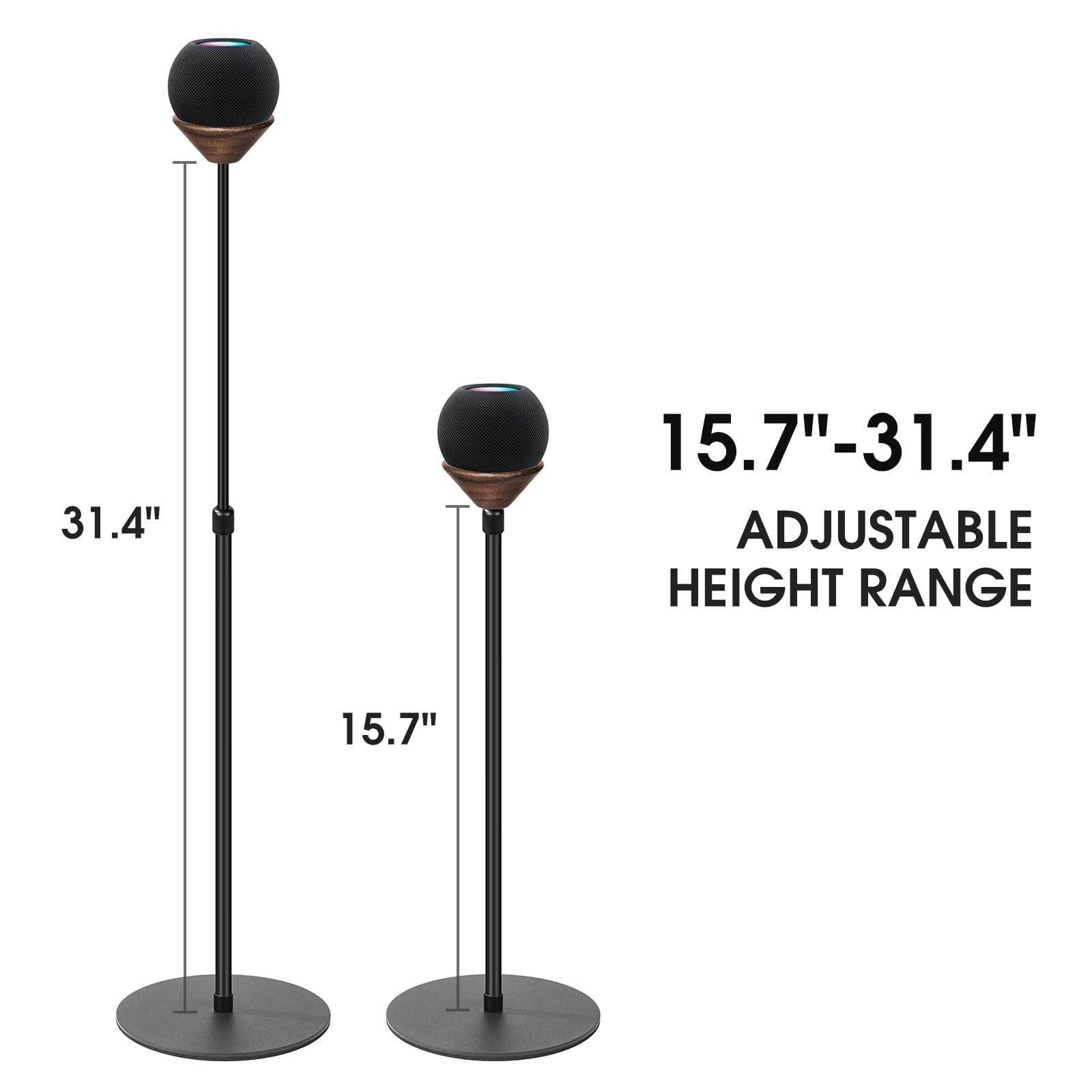 Floor Stand is Suitable for Homepod Mini, with Adjustable Height, Safety, Sta…